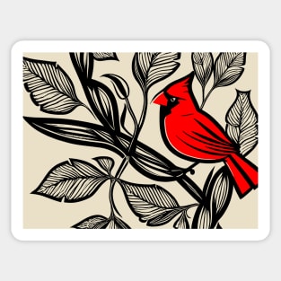 Cardinal Tattoo Sticker